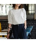 【エニィ スィス/any SiS】のシャイニーラメパフスリーブ カットソー シャンパン|ID: prp329100004640506 ipo3291000000033456958