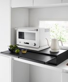 【タワー/tower】のツーウェイキッチン家電下引き出し スライドテーブル タワー W80 ブラック ブラック|ID: prp329100004640944 ipo3291000000033671127