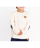 【ミキハウスホットビスケッツ/MIKI HOUSE HOT BISCUITS / KIDS】の【70-110cm】 エルボーパッチ 接結天竺長袖Tシャツ アイボリー|ID: prp329100004640950 ipo3291000000033463084