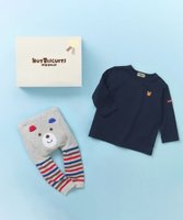 【ミキハウスホットビスケッツ/MIKI HOUSE HOT BISCUITS / KIDS】の長袖Tシャツ&スパッツギフトセット【BOX付き】 人気、トレンドファッション・服の通販 founy(ファニー) ファッション Fashion キッズファッション Fashion for Kids おすすめ Recommended / Our Picks カラフル Colorful Design ギフト プレゼント Gift / Present シンプル Simple, Minimal セパレート Separate, Two-Piece ベビー Baby, Babywear ワンポイント One Point, Statement Accent 人気 Popular, Best Seller 長袖 Long Sleeve, Full Sleeve |ID:prp329100004640951