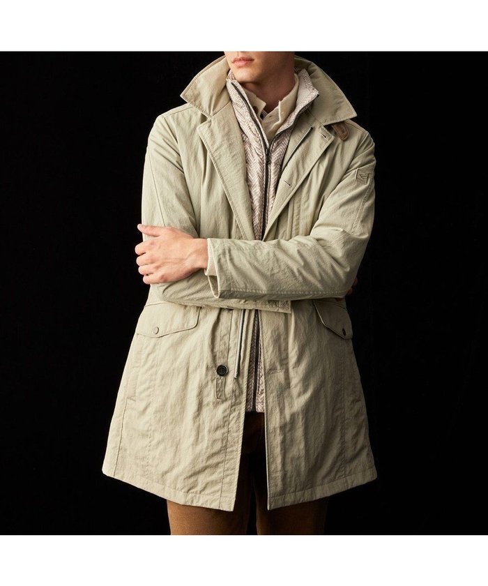 【ジョセフ アブード/JOSEPH ABBOUD / MEN】の【3WAY/撥水/INフード/ダウンライナー付】3ハイカウントツイル×パウダータフタ ダウン コート インテリア・キッズ・メンズ・レディースファッション・服の通販 founy(ファニー) https://founy.com/ ファッション Fashion メンズファッション Fashion for Men アウター Men's Coats Outerwear ダウンジャケット / 軽量ダウン Down Jackets & Coats 軽量 Lightweight, Ultra Light ジャケット Jacket, Outerwear タフタ Taffeta, Structured Fabric ダウン Down, Puffer チェック Check, Plaid, Tartan ツイル Twist, Twisted Detail パウダー Powder, Soft Tone パターン Pattern, Design Print ブルゾン Blouson, Bomber Jacket プリント Print, Printed Pattern ポケット Pocket, Pocket Detail ライナー Liner, Inner Layer A/W・秋冬 Autumn/Winter |ID: prp329100004640962 ipo3291000000033463180