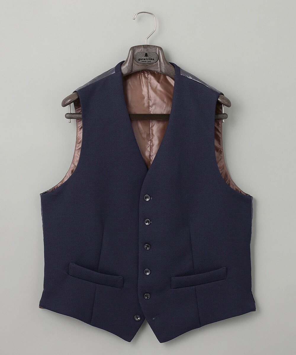 【五大陸/gotairiku / MEN】の【ビジネス用インナーダウン】ブリスターバーズアイ インナーダウンベスト インテリア・キッズ・メンズ・レディースファッション・服の通販 founy(ファニー) ファッション Fashion メンズファッション Fashion for Men トップス・カットソー Cut & Sew Tops ベスト・ジレ Vests & Gilets インナー Innerwear スーツ Suit, Formalwear ダウン Down, Puffer ドレス Dress, One-Piece ビジネス 仕事 通勤 Business / Work / Commuting ベスト Vest, Waistcoat 冬 Winter / This Winter A/W・秋冬 Autumn/Winter ネイビー系|ID: prp329100004640974 ipo3291000000034199222