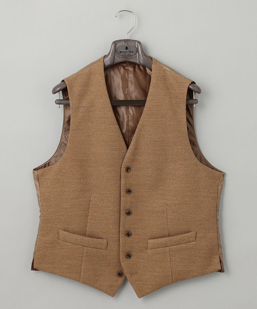 【五大陸/gotairiku / MEN】の【ビジネス用インナーダウン】ブリスターバーズアイ インナーダウンベスト インテリア・キッズ・メンズ・レディースファッション・服の通販 founy(ファニー) ファッション Fashion メンズファッション Fashion for Men トップス・カットソー Cut & Sew Tops ベスト・ジレ Vests & Gilets インナー Innerwear スーツ Suit, Formalwear ダウン Down, Puffer ドレス Dress, One-Piece ビジネス 仕事 通勤 Business / Work / Commuting ベスト Vest, Waistcoat 冬 Winter / This Winter A/W・秋冬 Autumn/Winter ベージュ系8|ID: prp329100004640974 ipo3291000000034199223