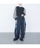【コキュウ/COQ】の【透け素材/レイヤード】SHEER ORGANZA 2 シアープルオーバー 人気、トレンドファッション・服の通販 founy(ファニー) ファッション Fashion レディースファッション Fashion for Women トップス・カットソー Cut & Sew Tops シャツ・ブラウス・オフィスカジュアル Elegant Blouses & Button-Ups ロングTシャツ・Tシャツ Longline T-Shirts & Tees カジュアルプルオーバー・ニットトップス Pullovers & Knit Tops / Casual Pullovers カットソー・ベーシックTシャツ Cut-and-Sewn Tops / Stretch Tees & Basics オーガンジー Organza Fabric 春 Spring カットソー Cut and Sewn Top コレクション Collection, Seasonal Line 定番 Standard, Basic Item バランス Balance, Style Balance バルーン Balloon, Balloon Silhouette パターン Pattern, Design Print S/S・春夏 SS, Spring/Summer, Warm Season 犬 Dog 夏 Summer thumbnail ブラック|ID: prp329100004640983 ipo3291000000033463907