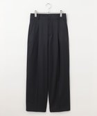 【ハッシュニュアンス/#Newans】のウエスト調整可ワイドパンツ ブラック|ID: prp329100004640992 ipo3291000000034176798