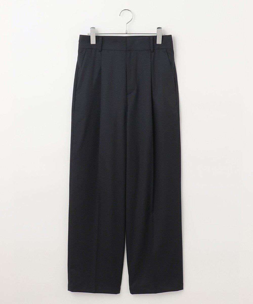 【ハッシュニュアンス/#Newans】のウエスト調整可ワイドパンツ インテリア・キッズ・メンズ・レディースファッション・服の通販 founy(ファニー) ファッション Fashion レディースファッション Fashion for Women パンツ Pants & Trousers ストレッチ Stretch, Stretchy Fabric パターン Pattern, Design Print フロント Front, Front Design 防寒 Cold Protection, Winter-Ready ワイド Wide, Wide Fit A/W・秋冬 Autumn/Winter 2022年 2022 2022-2023秋冬・A/W Autumn/Winter 2022–23 AW22–23 ブラック|ID: prp329100004640992 ipo3291000000034176798