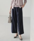 【ジェイ プレス/J.PRESS】の【洗える】ANASTASIA milled ツータック ワイド パンツ ネイビー系|ID: prp329100004640993 ipo3291000000033464190