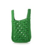 【アンビリオン/UNBILLION】のcachecache 柄編みショッパーミニトート グリーン|ID: prp329100004641078 ipo3291000000034317728