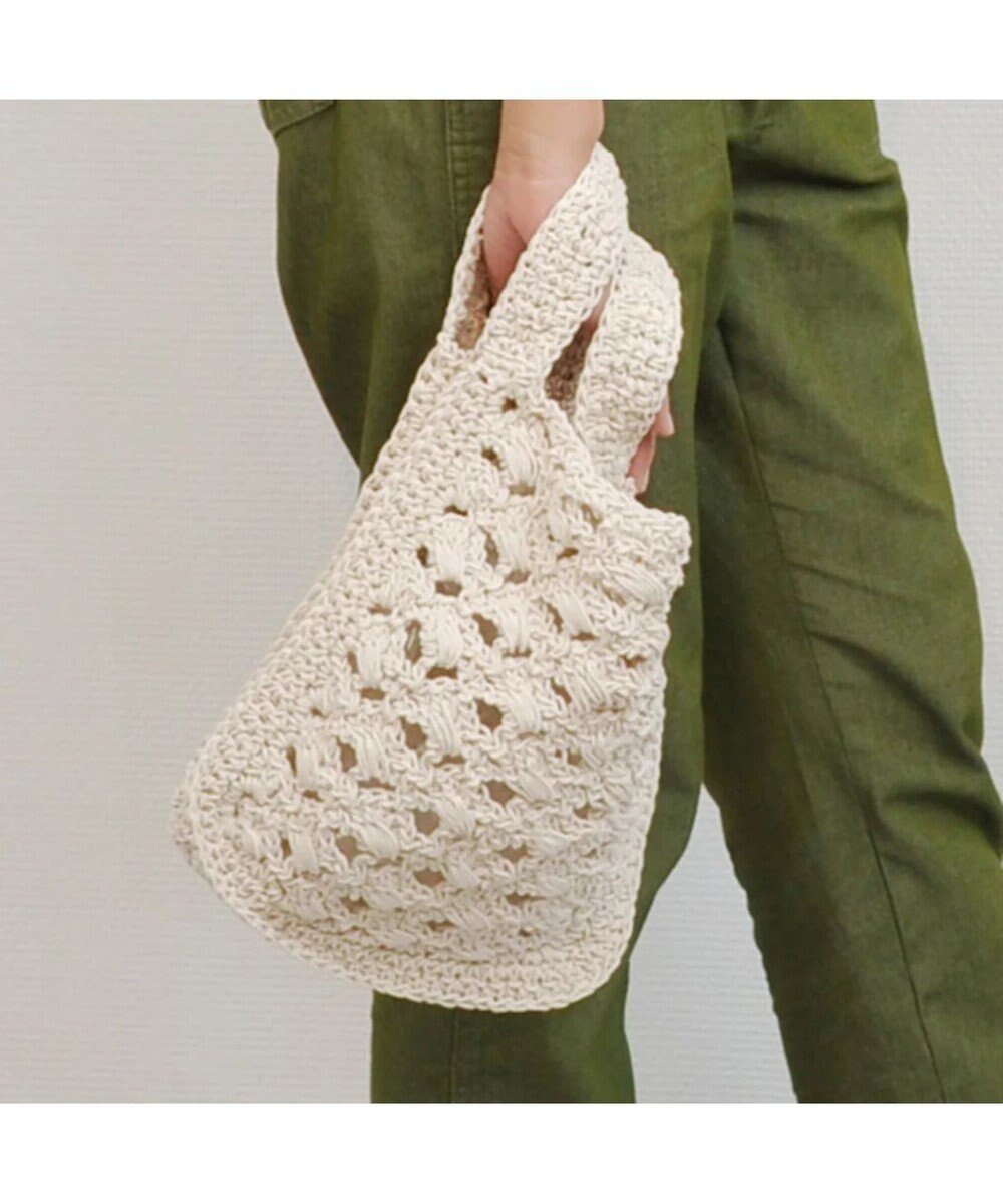 【アンビリオン/UNBILLION】のcachecache 柄編みショッパーミニトート インテリア・キッズ・メンズ・レディースファッション・服の通販 founy(ファニー) ファッション Fashion レディースファッション Fashion for Women バッグ Bags 春 Spring カラフル Colorful Design 財布 Wallet, Purse ハンド Hand, Handmade ミックス Mix, Mixed Style モチーフ Motif, Design Theme S/S・春夏 SS, Spring/Summer, Warm Season 再入荷 Restock / Back in Stock おすすめ Recommended / Our Picks 夏 Summer アイボリー|ID: prp329100004641078 ipo3291000000034317730