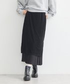 【アースミュージックアンドエコロジー/earth music&ecology】のベロアプリーツスカート Black|ID: prp329100004641096 ipo3291000000033660862