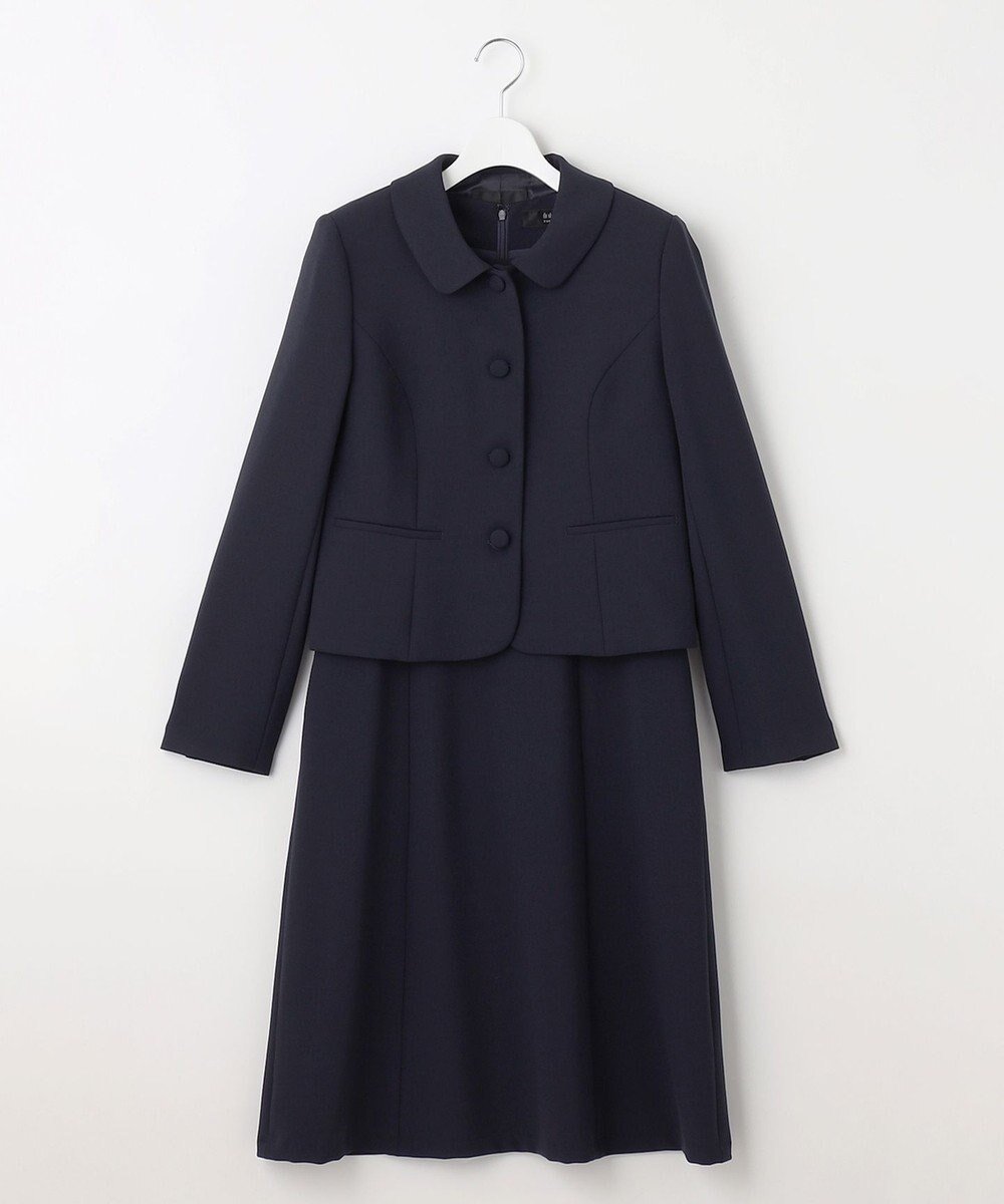 【自由区 FORMAL/JIYU-KU FORMAL】の【お受験/セレモニーに】濃紺洗える/ストレッチワンピース+ジャケット 人気、トレンドファッション・服の通販 founy(ファニー) 　ファッション　Fashion　レディースファッション　Fashion for Women　アウター　Coat / Outerwear Collection　レディースジャケット・軽アウター　Jackets　アクセサリー　Fashion Accessories　洗える　Machine Washable　シェイプ　Shape, Slim Fit　ショール　Shawl, Wrap　ジャケット　Jacket, Outerwear　ストレッチ　Stretch, Stretchy Fabric　スーツ　Suit, Formalwear　セットアップ　Set-Up, Coordinated Outfit　人気　Popular, Best Seller　ポケット　Pocket, Pocket Detail　A/W・秋冬　Autumn/Winter　夏　Summer　エレガント 上品　Elegant　セレモニー　Ceremony　 other-1|ID: prp329100004641196 ipo3291000000033468057
