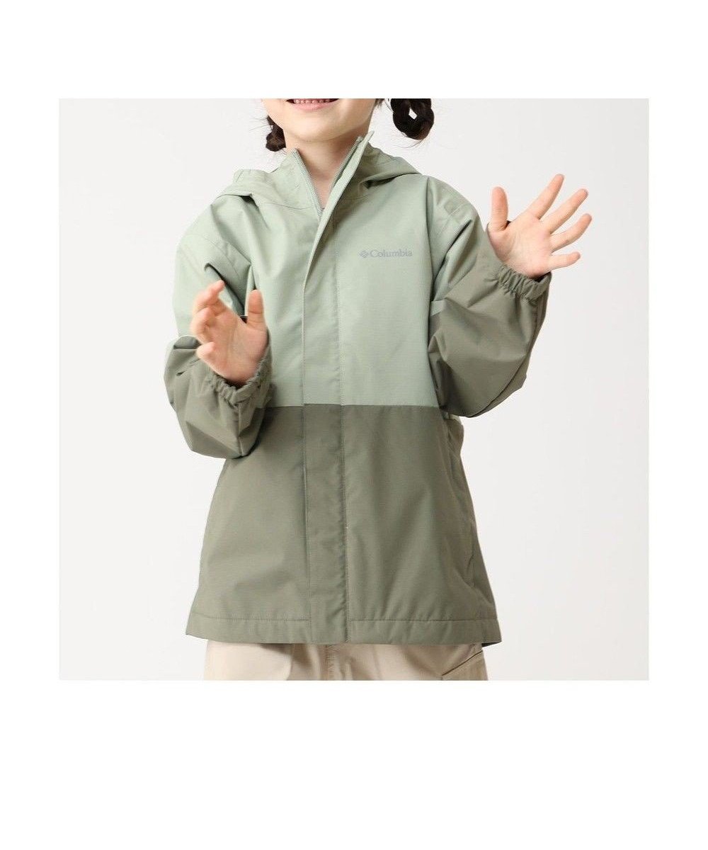 【コロンビア/Columbia / KIDS】のColumbia/ 【KIDS】ハイクバウンドIIジャケット /コロンビア インテリア・キッズ・メンズ・レディースファッション・服の通販 founy(ファニー) 　ファッション　Fashion　キッズファッション　Fashion for Kids　アウター　Coat Outerwear /Kids　ジャケット　Jacket, Outerwear　ストレッチ　Stretch, Stretchy Fabric　ハンド　Hand, Handmade　フィット　Fit, Slim Fit　ブルゾン　Blouson, Bomber Jacket　ベーシック　Basic, Essential　ポケット　Pocket, Pocket Detail　メッシュ　Mesh, Net Fabric　A/W・秋冬　Autumn/Winter　S/S・春夏　SS, Spring/Summer, Warm Season　夏　Summer　Safari、 Stone Green|ID: prp329100004641650 ipo3291000000033474484