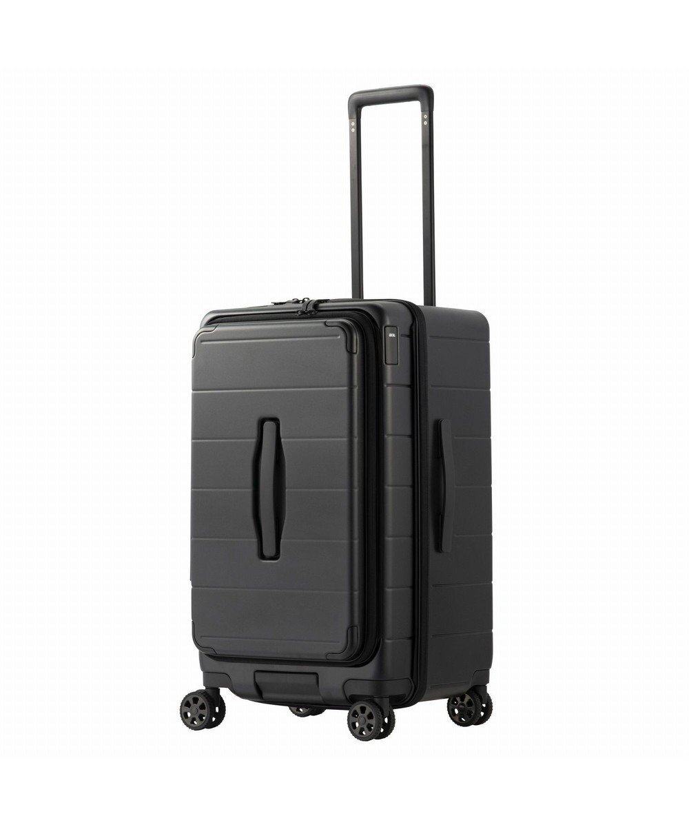 【エースバッグズアンドラゲッジ/ACE BAGS & LUGGAGE】のace. テオフィールド スーツケース 64L 05162 エース インテリア・キッズ・メンズ・レディースファッション・服の通販 founy(ファニー) 　ファッション　Fashion　レディースファッション　Fashion for Women　スーツ　Business Suits & Workwear　アウトドア　Outdoor Clothing　フロント　Front, Front Design　ポケット　Pocket, Pocket Detail　リュック　Backpack, Rucksack　再入荷　Restock / Back in Stock　旅行　Travel　スーツケース キャリーケース　Suitcase / Carry Case　ブラック|ID: prp329100004641656 ipo3291000000033474543