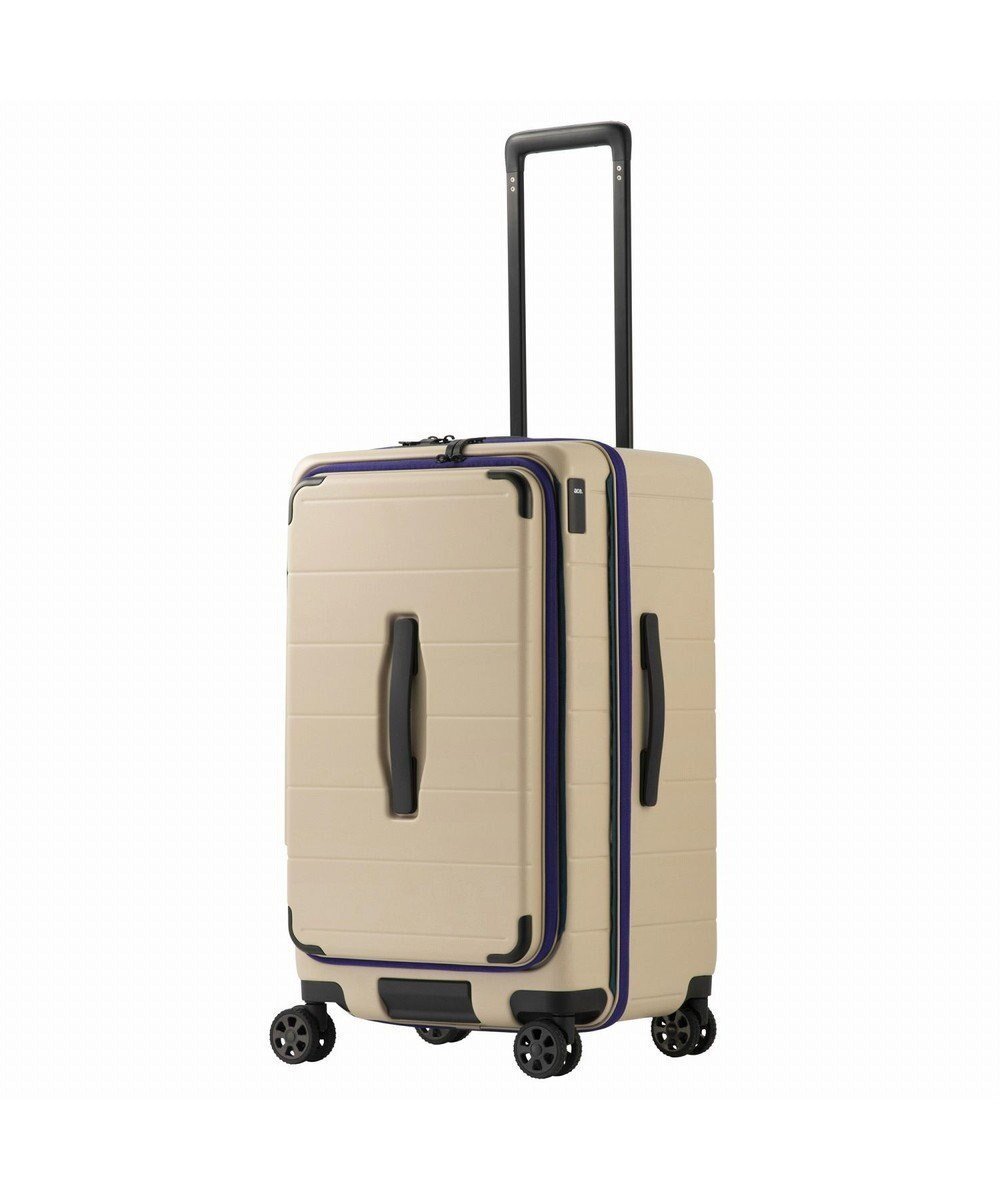 【エースバッグズアンドラゲッジ/ACE BAGS & LUGGAGE】のace. テオフィールド スーツケース 64L 05162 エース インテリア・キッズ・メンズ・レディースファッション・服の通販 founy(ファニー) 　ファッション　Fashion　レディースファッション　Fashion for Women　スーツ　Business Suits & Workwear　アウトドア　Outdoor Clothing　フロント　Front, Front Design　ポケット　Pocket, Pocket Detail　リュック　Backpack, Rucksack　再入荷　Restock / Back in Stock　旅行　Travel　スーツケース キャリーケース　Suitcase / Carry Case　サファリベージュ|ID: prp329100004641656 ipo3291000000033474545