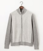 【ジョセフ アブード/JOSEPH ABBOUD / MEN】の【イタリア糸使用/洗える】メリノブレンドモール ジップ ニット ブルゾン ライトグレー系|ID: prp329100004641662 ipo3291000000033474639