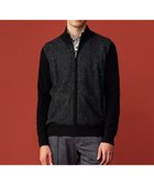 【ジョセフ アブード/JOSEPH ABBOUD / MEN】の【イタリア糸使用/洗える】メリノブレンドモール ジップ ニット ブルゾン ブラック系|ID: prp329100004641662 ipo3291000000033474640