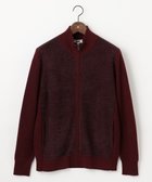 【ジョセフ アブード/JOSEPH ABBOUD / MEN】の【イタリア糸使用/洗える】メリノブレンドモール ジップ ニット ブルゾン ワイン系|ID: prp329100004641662 ipo3291000000033474641