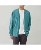【アンフィーロ/UNFILO / MEN】の【抗菌防臭/アンチピリング/UVケア】アラエルエアリーシアーカーデ ブルー|ID: prp329100004641665 ipo3291000000033474698
