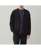 【アンフィーロ/UNFILO / MEN】の【抗菌防臭/アンチピリング/UVケア】アラエルエアリーシアーカーデ ブラック|ID: prp329100004641665 ipo3291000000033474700
