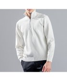 【ジョゼフ オム/JOSEPH HOMME / MEN】の【WEB限定】ヴィスコースリンクス ハーフジップニット ホワイト系|ID: prp329100004641670 ipo3291000000033474757
