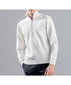 【ジョゼフ オム/JOSEPH HOMME / MEN】の【WEB限定】ヴィスコースリンクス ハーフジップニット ホワイト系|ID: prp329100004641670 ipo3291000000033640252