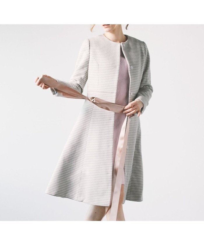 【トッカ/TOCCA】の【消臭】RHYTHMIC PACE 千鳥柄コート インテリア・キッズ・メンズ・レディースファッション・服の通販 founy(ファニー) https://founy.com/ ファッション Fashion レディースファッション Fashion for Women アウター Coat / Outerwear Collection コート・ロングコート・ピーコート Long Coats, Peacoats & More レディースジャケット・軽アウター Jackets おすすめ Recommended / Our Picks クラシカル Classical, Vintage-Inspired ジャケット Jacket, Outerwear ドレス Dress, One-Piece フェミニン Feminine, Girly ラベンダー Lavender エレガント 上品 Elegant 定番 Standard, Basic Item A/W・秋冬 Autumn/Winter 雑誌 Magazine, Fashion Magazine |ID: prp329100004641681 ipo3291000000033474935