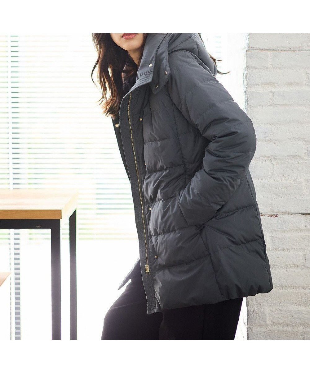 【エニー/ANY】の【フード取り外し可能】楽映えリッチロング丈ダウン インテリア・キッズ・メンズ・レディースファッション・服の通販 founy(ファニー) 　ファッション　Fashion　レディースファッション　Fashion for Women　アウター　Coat / Outerwear Collection　コート・ロングコート・ピーコート　Long Coats, Peacoats & More　レディースジャケット・軽アウター　Jackets　ジャケット　Jacket, Outerwear　ストール　Stole, Wrap　ダウン　Down, Puffer　ドット　Polka Dot, Dot Pattern　フェザー　Feather, Feather Detail　防寒　Cold Protection, Winter-Ready　マフラー　Scarf, Muffler　ロング　Long, Long-Length　A/W・秋冬　Autumn/Winter　おすすめ　Recommended / Our Picks　エレガント 上品　Elegant　[一部店舗・WEB限定]チャコール|ID: prp329100004641683 ipo3291000000035544126