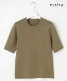 【23区/NIJYUSANKU】の【エステータ】コットンシルク 5分袖ニット 人気、トレンドファッション・服の通販 founy(ファニー) ファッション Fashion レディースファッション Fashion for Women トップス・カットソー Cut & Sew Tops ニット Knit Tops & Sweaters 春 Spring カットソー Cut and Sewn Top クラシカル Classical, Vintage-Inspired シルク Silk, 100% Silk ジャケット Jacket, Outerwear セーター Sweater, Knitwear バランス Balance, Style Balance フィット Fit, Slim Fit ラグジュアリー Luxury, Elegant S/S・春夏 SS, Spring/Summer, Warm Season 夏 Summer thumbnail カーキ系|ID: prp329100004641814 ipo3291000000033476224