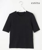 【23区/NIJYUSANKU】の【エステータ】コットンシルク 5分袖ニット 人気、トレンドファッション・服の通販 founy(ファニー) ファッション Fashion レディースファッション Fashion for Women トップス・カットソー Cut & Sew Tops ニット Knit Tops & Sweaters 春 Spring カットソー Cut and Sewn Top クラシカル Classical, Vintage-Inspired シルク Silk, 100% Silk ジャケット Jacket, Outerwear セーター Sweater, Knitwear バランス Balance, Style Balance フィット Fit, Slim Fit ラグジュアリー Luxury, Elegant S/S・春夏 SS, Spring/Summer, Warm Season 夏 Summer thumbnail ブラック系|ID: prp329100004641814 ipo3291000000033476227