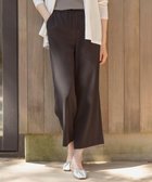【ジェイ プレス/J.PRESS】の【WEB限定カラーあり・洗える】Lightジョーゼット ワイド パンツ 【WEB限定】ブラック系|ID: prp329100004641817 ipo3291000000033476260