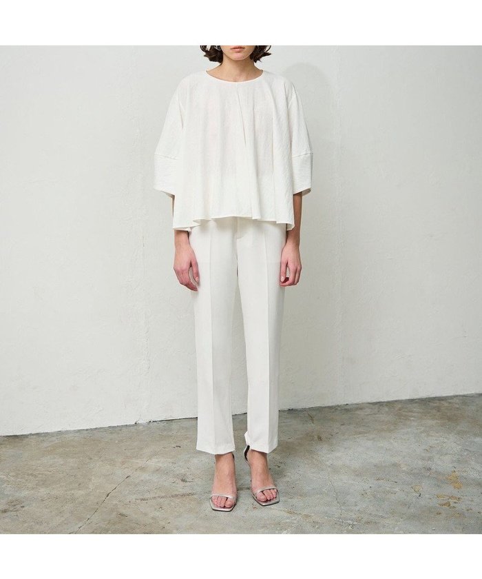 【グレース コンチネンタル/GRACE CONTINENTAL】のダブルクロススリムパンツ インテリア・キッズ・メンズ・レディースファッション・服の通販 founy(ファニー) https://founy.com/ ファッション Fashion レディースファッション Fashion for Women パンツ Pants & Trousers ストレート Straight, Straight Cut スマート Smart, Elegant センター Center, Center Line ダブル Double, Double-Breasted フレア Flare, Flared 夏 Summer 春 Spring S/S・春夏 SS, Spring/Summer, Warm Season |ID: prp329100004641820 ipo3291000000033476331