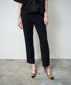 【グレース コンチネンタル/GRACE CONTINENTAL】のダブルクロススリムパンツ ブラック|ID: prp329100004641820 ipo3291000000033476333