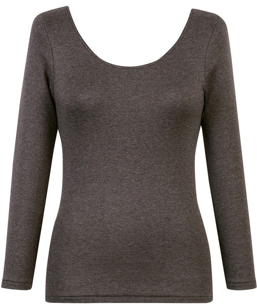 【ウィング/Wing】のあったかインナー 綿混 裏起毛 よく伸びる素材 【ラクのびサーモ】 8分袖 長袖 秋 冬 EL6813 ウイング/ワコール インテリア・キッズ・メンズ・レディースファッション・服の通販 founy(ファニー) 　ファッション　Fashion　レディースファッション　Fashion for Women　トップス・カットソー　Cut & Sew Tops　ニット　Knit Tops & Sweaters　アンダー　Underwear Essentials　インナー　Innerwear　ストレッチ　Stretch, Stretchy Fabric　フィット　Fit, Slim Fit　冬　Winter / This Winter　秋　Autumn　A/W・秋冬　Autumn/Winter　長袖　Long Sleeve, Full Sleeve　ブラウン|ID: prp329100004641850 ipo3291000000033668634