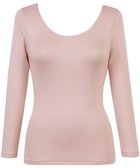 【ウィング/Wing】のあったかインナー 綿混 裏起毛 よく伸びる素材 【ラクのびサーモ】 8分袖 長袖 秋 冬 EL6813 ウイング/ワコール 人気、トレンドファッション・服の通販 founy(ファニー) ファッション Fashion レディースファッション Fashion for Women トップス・カットソー Cut & Sew Tops ニット Knit Tops & Sweaters アンダー Underwear Essentials インナー Innerwear ストレッチ Stretch, Stretchy Fabric フィット Fit, Slim Fit 冬 Winter / This Winter 秋 Autumn A/W・秋冬 Autumn/Winter 長袖 Long Sleeve, Full Sleeve thumbnail シェルピンク|ID: prp329100004641850 ipo3291000000033668637