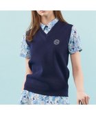 【23区 ゴルフ/NIJYUSANKU GOLF】の【WOMEN】【ウォッシャブル】ニット ベスト ネイビー系|ID: prp329100004641895 ipo3291000000033477873