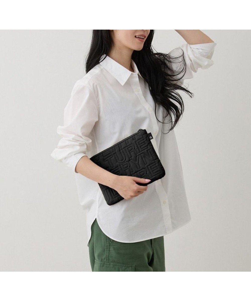 【ルートート/ROOTOTE】の1321【オリジナル】SN.ポーチ.アルファベットスープ-キルティング-A インテリア・キッズ・メンズ・レディースファッション・服の通販 founy(ファニー) 　ファッション　Fashion　レディースファッション　Fashion for Women　ポーチ&ミニバッグ　Pouches & Mini Bags　カメラ　Camera Accessories　キルティング　Quilted, Quilting　クッション　Cushion, Throw Pillow　パターン　Pattern, Design Print　ポケット　Pocket, Pocket Detail　ポーチ　Pouch, Small Case　モバイル　Mobile, Smartphone　新作・新入荷　New Arrivals / New In　ビジネス 仕事 通勤　Business / Work / Commuting　01:ブラック|ID: prp329100004642128 ipo3291000000033481786