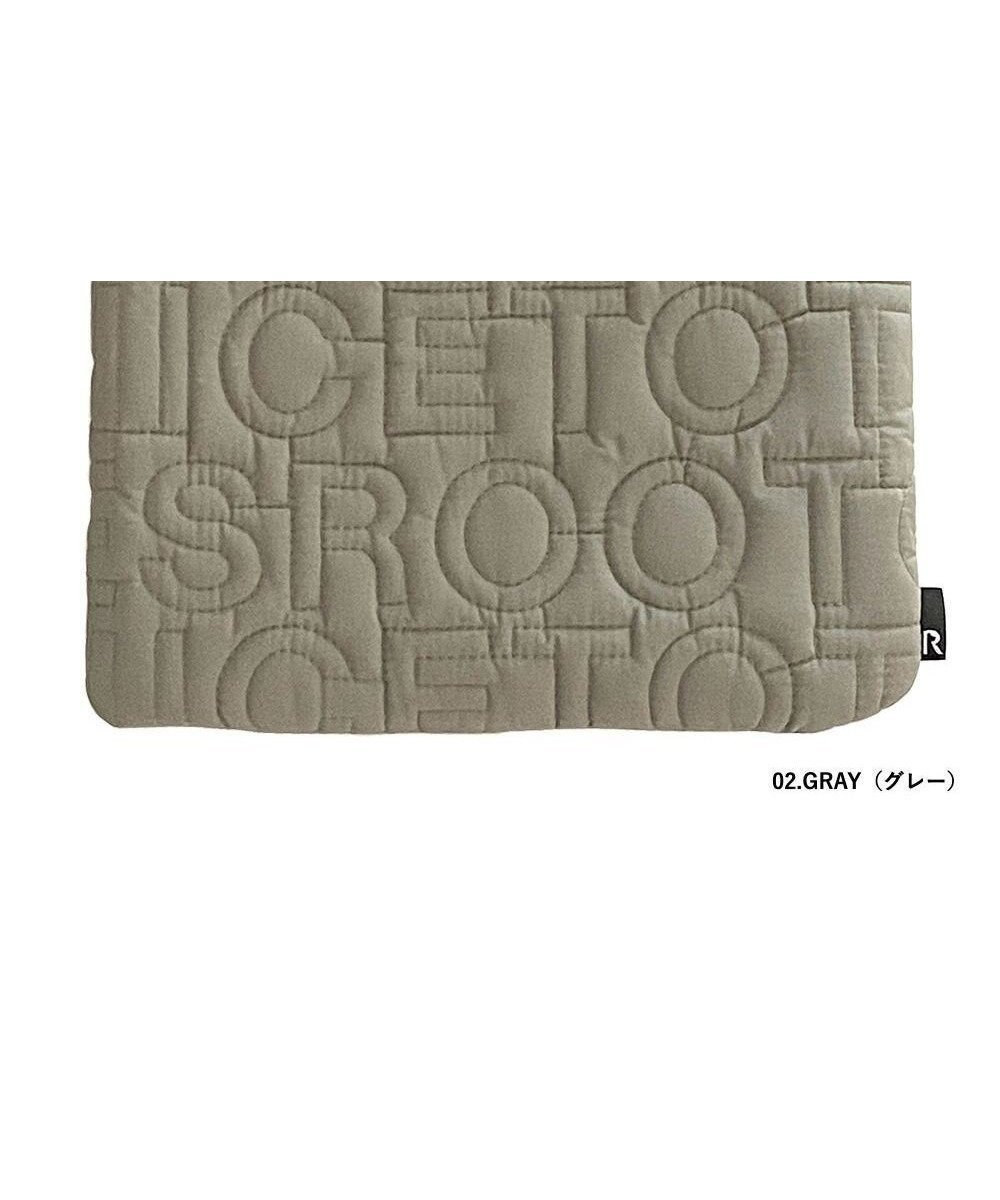【ルートート/ROOTOTE】の1321【オリジナル】SN.ポーチ.アルファベットスープ-キルティング-A インテリア・キッズ・メンズ・レディースファッション・服の通販 founy(ファニー) 　ファッション　Fashion　レディースファッション　Fashion for Women　ポーチ&ミニバッグ　Pouches & Mini Bags　カメラ　Camera Accessories　キルティング　Quilted, Quilting　クッション　Cushion, Throw Pillow　パターン　Pattern, Design Print　ポケット　Pocket, Pocket Detail　ポーチ　Pouch, Small Case　モバイル　Mobile, Smartphone　新作・新入荷　New Arrivals / New In　ビジネス 仕事 通勤　Business / Work / Commuting　02:グレー|ID: prp329100004642128 ipo3291000000033680417