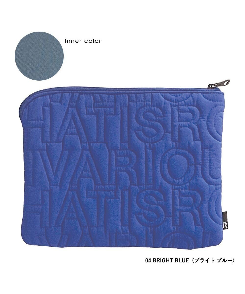 【ルートート/ROOTOTE】の1321【オリジナル】SN.ポーチ.アルファベットスープ-キルティング-A インテリア・キッズ・メンズ・レディースファッション・服の通販 founy(ファニー) 　ファッション　Fashion　レディースファッション　Fashion for Women　ポーチ&ミニバッグ　Pouches & Mini Bags　カメラ　Camera Accessories　キルティング　Quilted, Quilting　クッション　Cushion, Throw Pillow　パターン　Pattern, Design Print　ポケット　Pocket, Pocket Detail　ポーチ　Pouch, Small Case　モバイル　Mobile, Smartphone　新作・新入荷　New Arrivals / New In　ビジネス 仕事 通勤　Business / Work / Commuting　04:ブライトブルー|ID: prp329100004642128 ipo3291000000033680419