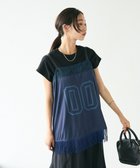 【クラフトスタンダードブティック/CRAFT STANDARD BOUTIQUE】のレース切替フリンジビスチェ Navy|ID: prp329100004642133 ipo3291000000033672480