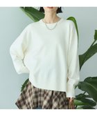 【アメリカンホリック/AMERICAN HOLIC】の【WEB限定】バイパチサイドスリットニットプルオーバー Ivory|ID: prp329100004642173 ipo3291000000034234136