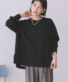 【アメリカンホリック/AMERICAN HOLIC】の【WEB限定】バイパチサイドスリットニットプルオーバー Black|ID: prp329100004642173 ipo3291000000034234138