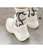 【ウィゴー/WEGO】のニュアンスリブ底パイルクルーソックス ホワイト|ID: prp329100004642189 ipo3291000000033482642
