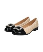 【ブリジット バーキン/Bridget Birkin】の【Bridget Birkin Walk】キルティングビジューリボンウォーキングパンプス ベージュ|ID: prp329100004642209 ipo3291000000033482830