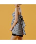 【三愛水着楽園/San-ai Resort】の【WEB限定】ペプラムチェック3点セット【Beach Queen(ビーチクイーン)】 ブラック|ID: prp329100004642218 ipo3291000000033482863