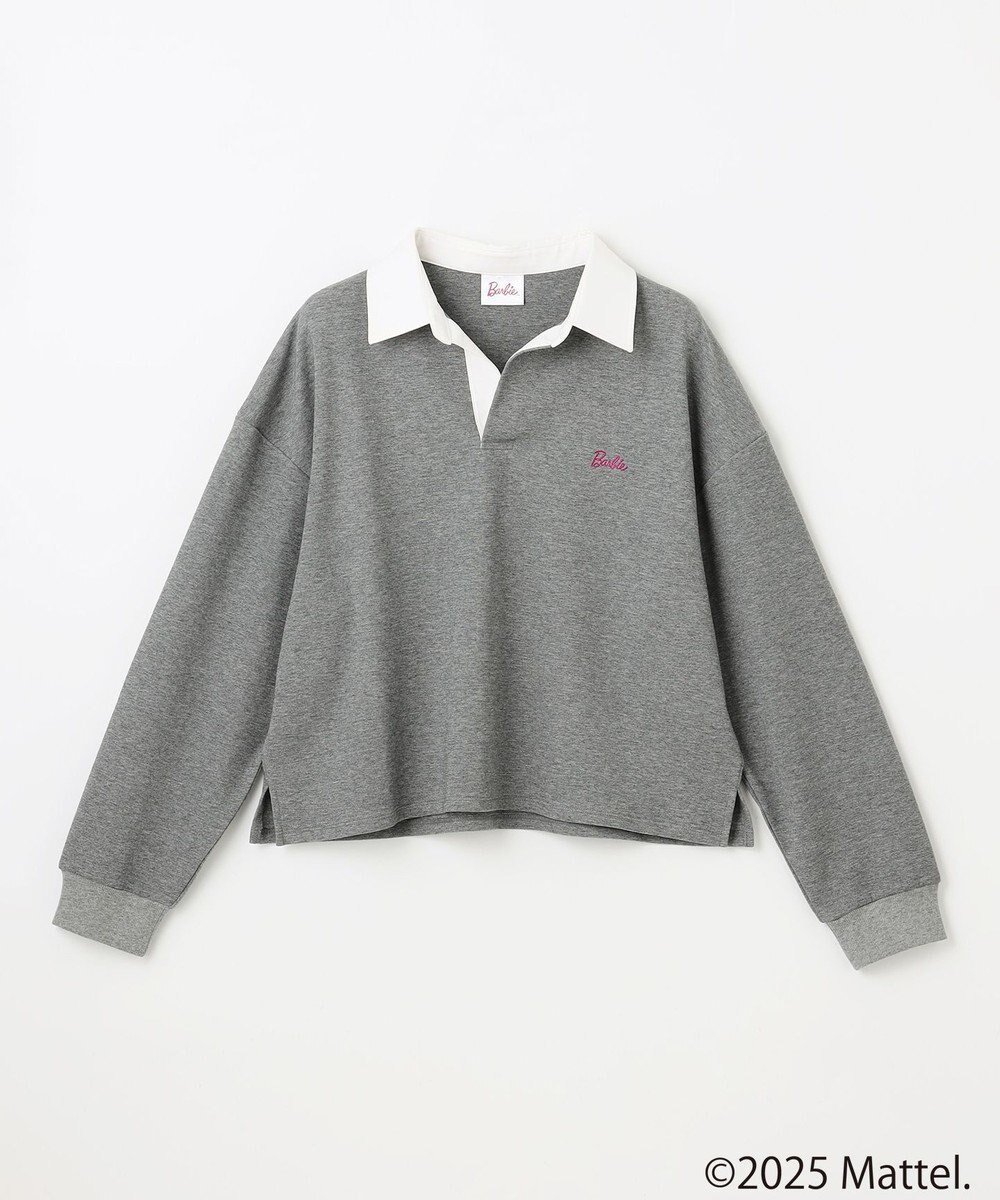 【エニー/ANY】の【Barbie(TM)】ラガーシャツ インテリア・キッズ・メンズ・レディースファッション・服の通販 founy(ファニー) ファッション Fashion レディースファッション Fashion for Women トップス・カットソー Cut & Sew Tops シャツ・ブラウス・オフィスカジュアル Elegant Blouses & Button-Ups ロングTシャツ・Tシャツ Longline T-Shirts & Tees カットソー・ベーシックTシャツ Cut-and-Sewn Tops / Stretch Tees & Basics 春 Spring カットソー Cut and Sewn Top カリフォルニア California, Cali Style キャップ Cap, Baseball Cap クロップド Cropped, Short Length スキッパー Skipper, Open Collar スマホ Smartphone, Mobile Device デニム Denim, Jeans Material トレンド Trend, Trending Now 人気 Popular, Best Seller 長袖 Long Sleeve, Full Sleeve フィット Fit, Slim Fit フリル Frill, Ruffle リボン Ribbon, Bow S/S・春夏 SS, Spring/Summer, Warm Season 再入荷 Restock / Back in Stock プチプライス・低価格 Affordable / Budget Price おすすめ Recommended / Our Picks 夏 Summer チャコール|ID: prp329100004642253 ipo3291000000033483237