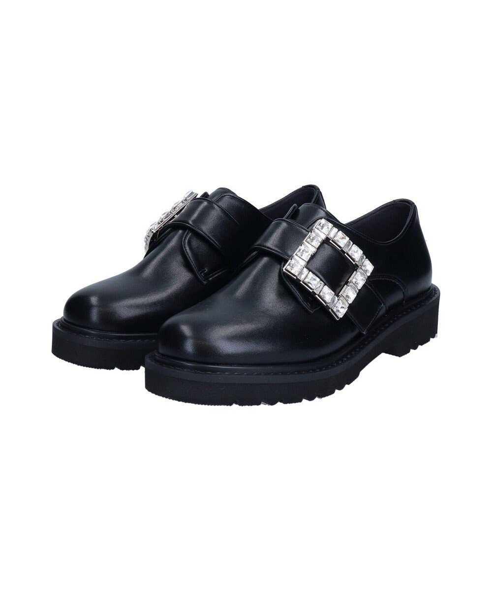 【ブリジット バーキン/Bridget Birkin】の【Bridget Birkin】スクエアサイドビジューローファー 人気、トレンドファッション・服の通販 founy(ファニー) 　ファッション　Fashion　レディースファッション　Fashion for Women　クッション　Cushion, Throw Pillow　軽量　Lightweight, Ultra Light　シューズ　Shoes, Footwear　ソックス　Socks, Hosiery　ドレス　Dress, One-Piece　ラバー　Rubber, Rubber Sole　A/W・秋冬　Autumn/Winter　新作・新入荷　New Arrivals / New In　おすすめ　Recommended / Our Picks　エレガント 上品　Elegant　ビジネス 仕事 通勤　Business / Work / Commuting　 other-1|ID: prp329100004642259 ipo3291000000033483266