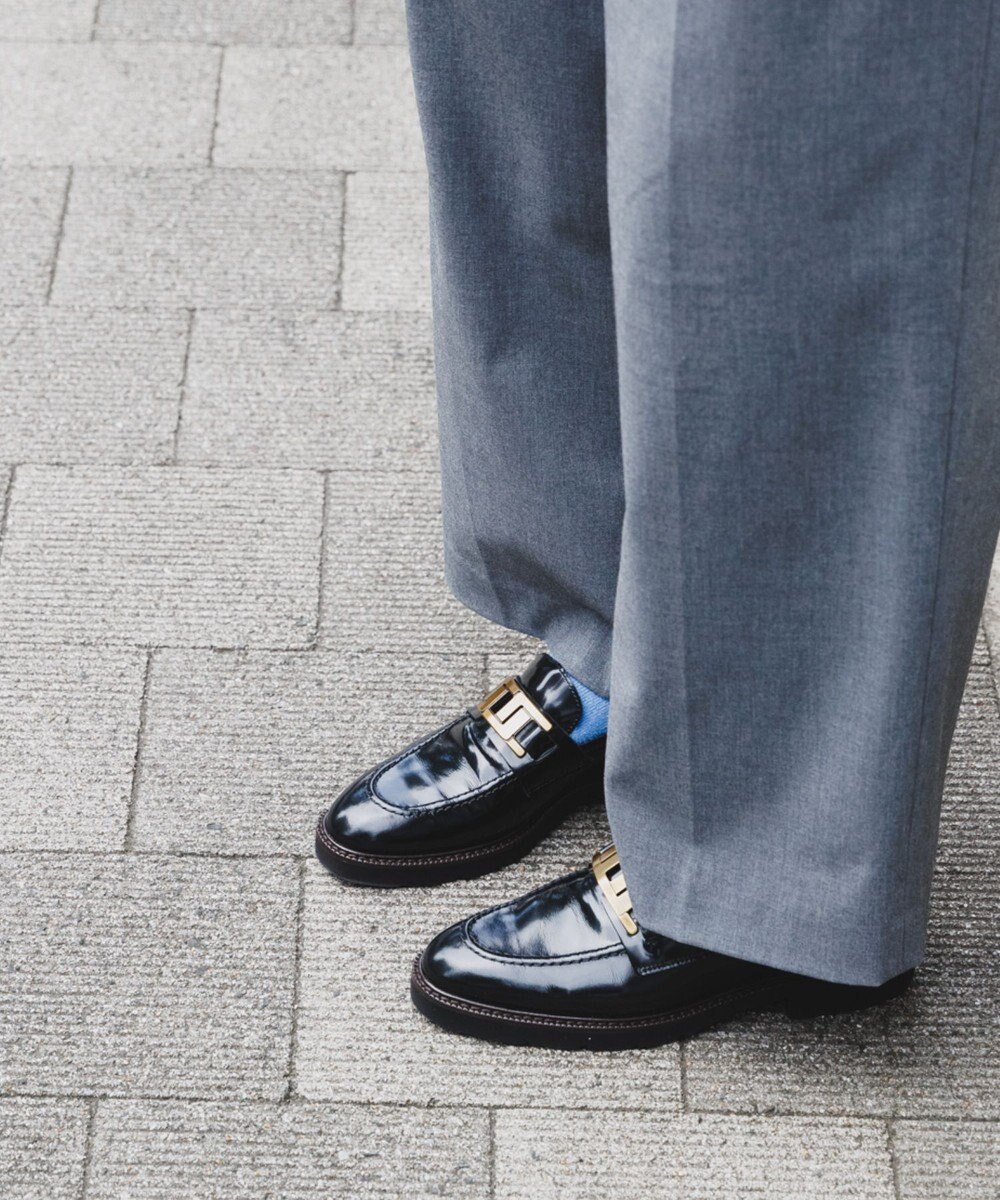 【ボントレ/BONTRE】の【LucaGrossi/ルカグロッシ】厚底幾何学ビットローファー/K072M TAL-UA インテリア・キッズ・メンズ・レディースファッション・服の通販 founy(ファニー) 　ファッション　Fashion　レディースファッション　Fashion for Women　イタリア　Italy　厚底　Platform Shoes　軽量　Lightweight, Ultra Light　シューズ　Shoes, Footwear　チェーン　Chain, Chain Strap　人気　Popular, Best Seller　フィット　Fit, Slim Fit　メタル　Metal, Metal Parts　A/W・秋冬　Autumn/Winter　S/S・春夏　SS, Spring/Summer, Warm Season　新作・新入荷　New Arrivals / New In　夏　Summer　エレガント 上品　Elegant　ブラック|ID: prp329100004642276 ipo3291000000033483355