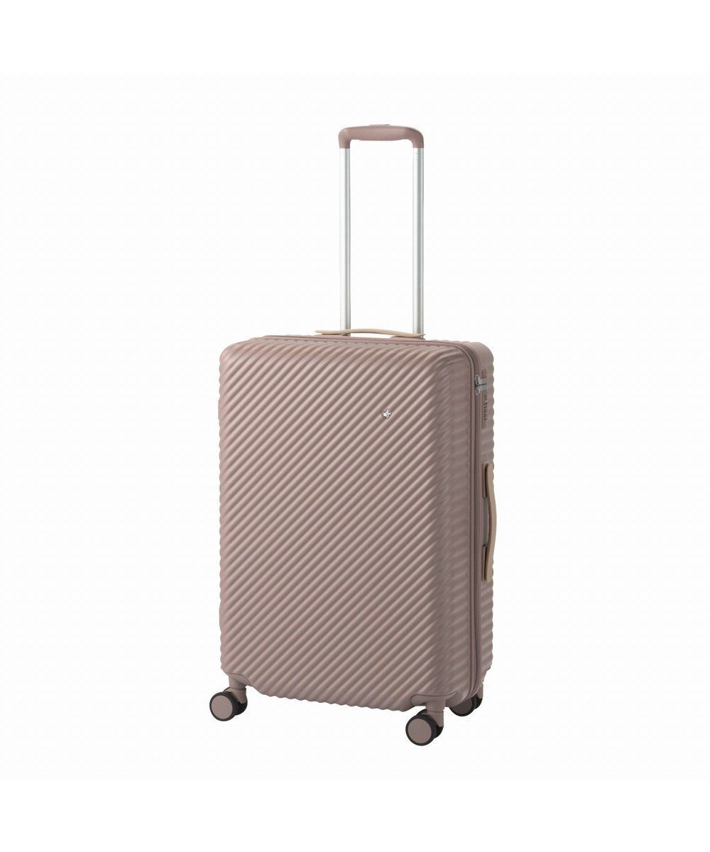【エースバッグズアンドラゲッジ/ACE BAGS & LUGGAGE】のHaNT ココント スーツケース 58L 05514 ハント インテリア・キッズ・メンズ・レディースファッション・服の通販 founy(ファニー) 　ファッション　Fashion　レディースファッション　Fashion for Women　スーツ　Business Suits & Workwear　シルバー　Silver, Metallic Silver　スタンダード　Standard, Basic　プリント　Print, Printed Pattern　ポケット　Pocket, Pocket Detail　メタル　Metal, Metal Parts　メッシュ　Mesh, Net Fabric　リュック　Backpack, Rucksack　再入荷　Restock / Back in Stock　おすすめ　Recommended / Our Picks　旅行　Travel　スーツケース キャリーケース　Suitcase / Carry Case　ソイル・ピンク|ID: prp329100004642598 ipo3291000000033487340