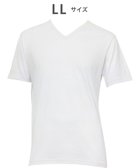 【ワコール/Wacoal / MEN】のWACOAL MEN インナー 3分袖 オーガニックコットン100% 通気性 吸汗速乾 抗菌防臭 Vネック 肌着 メンズ WL5124 /ワコールメン ホワイト|ID: prp329100004642600 ipo3291000000033487377