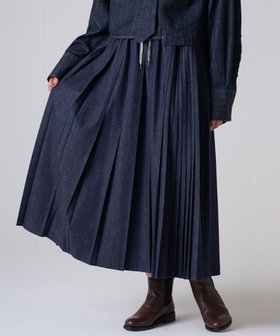 【リポトレンタアンニ/Ripo trenta anni】の【洗える/ブランド人気】PLEATS RELAX LONG SK プリーツデニムスカート 人気、トレンドファッション・服の通販 founy(ファニー) ファッション Fashion レディースファッション Fashion for Women スカート Skirts デニムスカート・カジュアルスカート Denim Skirts プリーツスカート / 上品フェミニンスタイル Pleated Skirts 洗える Machine Washable シンプル Simple, Minimal スタイリッシュ Stylish, Fashionable ダブル Double, Double-Breasted デニム Denim, Jeans Material トレンド Trend, Trending Now 人気 Popular, Best Seller プリーツ Pleats, Pleated A/W・秋冬 Autumn/Winter |ID:prp329100004642618